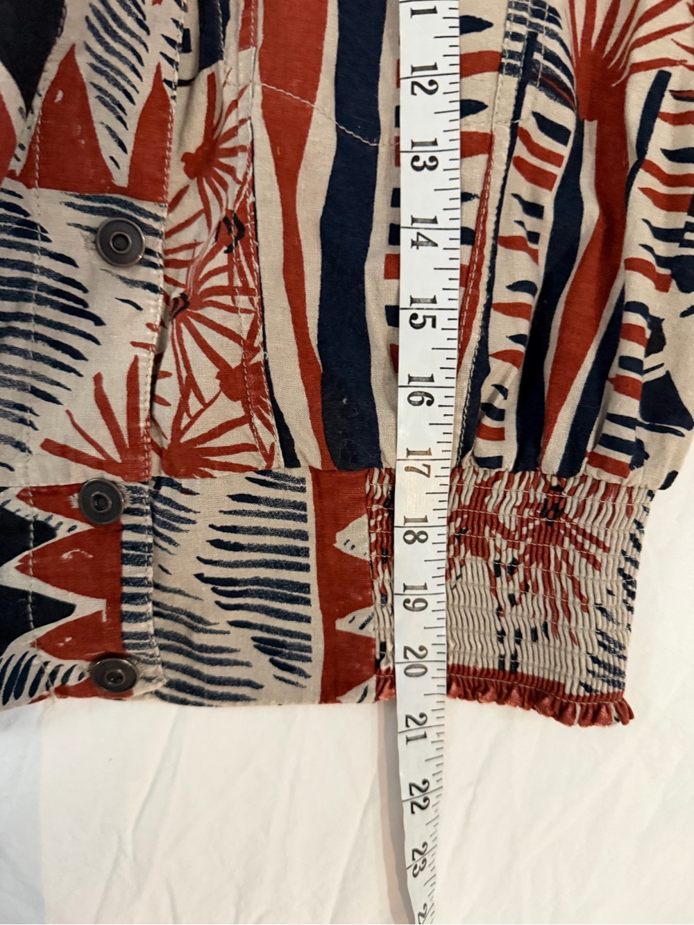 FREE PEOPLE Golden Nile‎ Jacket Shirt Aztec S - Picture 9 of 10